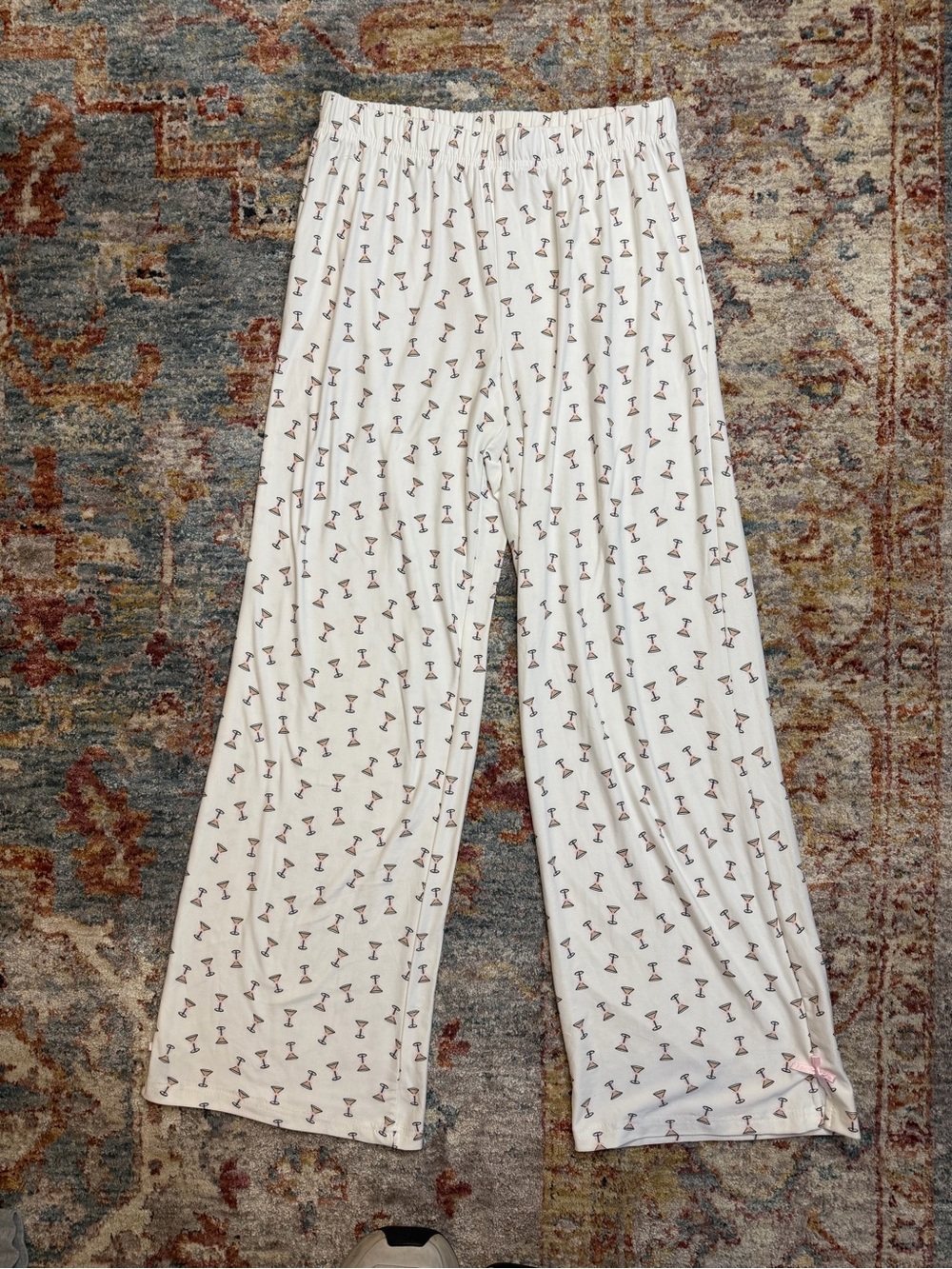 Wild & Indigo espresso martinis Printed Wide-Leg Lounge Pants